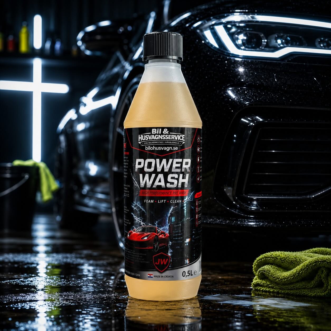 Power Wash – Alkalisk Förtvätt 500 ml